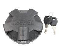 BIAREN Bouchon de réservoir de carburant verrouillable de 80 mm avec clés pour Volvo DAF Renault Trucks 5001834430 1803760 85132554 3198271