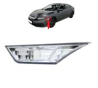 BIAREN Clignotant de clignotant côté gauche transparent pour Honda Civic 2015-2020 34350TETH01 34350-TET-H01