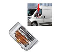 BIAREN Clignotant de rétroviseur de portière côté passager gauche pour Peugeot Boxer, Fiat, Ducato, Citroën Relay 6325H0 6325H3