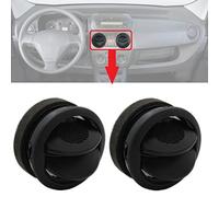 BIAREN Grille de couvre-ventilation pour bouches d'aération centrales pour Peugeot Bipper, Citroën Nemo, Fiat Fiorino Qubo à partir de 2008 735461076 8265JJ