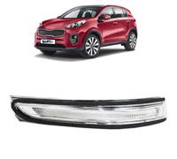 BIAREN Lampe répétiteur de clignotant de rétroviseur latéral gauche pour Kia Sportage (2015-2020) 87614-F1000 87614F1000