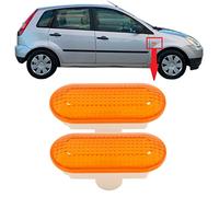 BIAREN Lot de 2 clignotants latéraux pour Ford Fiesta Fusion Focus Mk2 C-Max Focus C-Max 4M5A13K309AA 1336185 Ambre