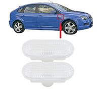 BIAREN Lot de 2 clignotants latéraux transparents pour Ford Fiesta Fusion Focus Mk2 C-Max Focus C-Max 4M5A13K309AA 1336185