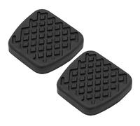 BIAREN Lot de 2 plaquettes de pédale de frein et d'embrayage en caoutchouc pour Honda Civic Accord CR-V Jazz Acura FR-V Legend Prelude 46545SA5000 (véhicules manuels)