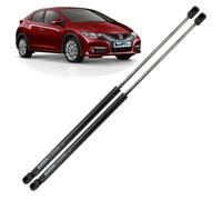 BIAREN Lot de 2 vérins à gaz pour hayon arrière pour Honda Civic Mk9 IX Hatchback FK 2012-2015 Système de levage 465 (N) 597 mm 74820TV0E011M1 74820TV0E111M1