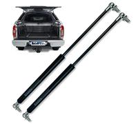 BIAREN Lot de 2 vérins à gaz pour hayon arrière pour Nissan Navara Snugtop Canopy D22 D23 D40 1998-2016 Système de levage 180 (N) 385 mm - C1621702