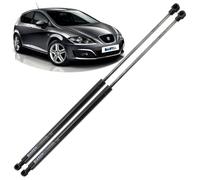 BIAREN Lot de 2 vérins à gaz pour hayon arrière pour Seat Leon Mk2 Hatchback 1P1 2005-2012 Système de levage 320 (N) 500 mm 1P0827550 1P0827550A 1P9827550