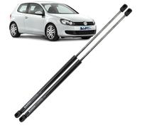 BIAREN Lot de 2 vérins à gaz pour hayon arrière pour Volkswagen VW Golf Mk6 VI (2008-2013) Système de levage 550 (N) 439 mm 5K6827550B 5K6827550D