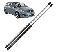 BIAREN Lot de 2 vérins à gaz pour hayon arrière Zafira B Mk2 2005-2015 - Système de levage 610 (N) 505 mm - 13128759