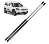 BIAREN Lot de 2 Vérins Coffre à gaz pour hayon arrière pour Skoda Yeti 5L 2009-2017 Système de support de levage 490 (N) 525 mm 5L6827550 5L6827550A