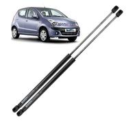 BIAREN Lot de 2 Vérins Coffre Vérins à Gaz pour Hayon Arrière pour Nissan Pixo Suzuki Alto à partir de 2009 Système de Levage 340 (N) 375 mm 81850M68K00