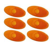 BIAREN Lot de 6 clignotants latéraux ambre pour Renault Master Mk3 Vauxhall Movano B Mk2 Nissan NV400 261B00001R 4419475 2618000Q0A