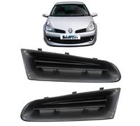 BIAREN Paire de grilles de pare-chocs avant gauche et droite pour Renault Clio Mk3 (2005-2009) 7701208684