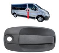 BIAREN Poignée de porte extérieure avant droite côté conducteur pour Renault Trafic Opel Vivaro Nissan Primastar (2001-2014) 8200170514 91168523 4414502
