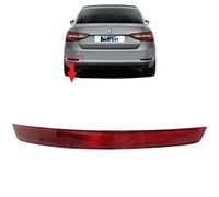 BIAREN Réflecteur de pare-chocs arrière côté gauche pour Skoda Superb (2015-2020) 3V5945105