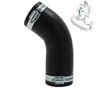 BIAREN Tuyau de refroidissement turbo pour Audi A3 TT Q3 Seat Altea Leon Alhambra Skoda Octavia Superb Yeti Volkswagen VW Caddy Golf Passat Tiguan Scirocco Beetle 1.6 2.0 TDI 1K0145838AF 1K0145838AH