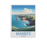 Biarritz (Bayonne)，Puzzle 1000 Pièces, Convient pour Adultes Et Enfants Puzzle À Partir De 8 Ans ， Jeu D'adresse pour La Famille（38x26cm）-GQ47