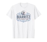 Biarritz Côte des Basques France Décoration Surf pour Lumières T-Shirt