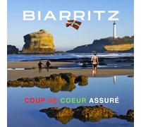 biarritz coup de coeur assuré, carnet de notes grand format carré moderne, intérieur agrémenté de photos du pays basque: idée cadeau anniversaire pour ... voyage et de randonnées dans le pays basque