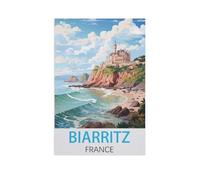 Biarritz, France，Puzzle 1000 Pièces Puzzle en Papier d'impression Haute Définition Défiez Le Problème Stimuler La Créativité Jeu Interactif（50x70cm）-AJ74