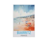 Biarritz France,Puzzles pour Adultes 1000 Pièces Puzzles pour Adultes pour Enfants Puzzle en Papier Ados Jeux Éducatifs Anti-Stress Jouet Cadeau(38x26cm)-FO81