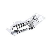 Bias bande liant pied presseur pied presseur en acier inoxydable pièce de machine à coudre snap sur pied de liaison pour sseaux et sutures décoratives sur les machines à coudre à la maison