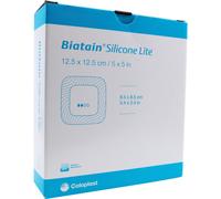 Biatain Silicone Lite Pansement Hydrocellulaire Adhésif Siliconé 12,5x12,5cm Pièces 5 (3446)