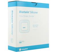 Biatain Silicone Pansement Mousse 7,5x7,5cm Pièces 10 (3434)