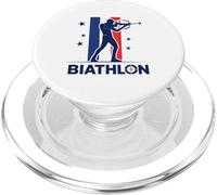 Biathlon Ski de Fond Tir France Endurance Cible précision PopSockets PopGrip pour MagSafe