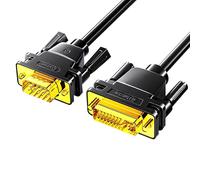 biaze HX61 Câble adaptateur DVI vers VGA, 1,8 m, convertisseur HDMI vers VGA, Full HD 1080P SVGA pour bureau, projecteur, HDTV, Raspberry Pi, Roku, Xbox, etc