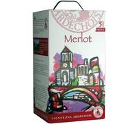 BIB Cubi Bag-in-Box Merlot - Rouge - 5L - Vignerons Ardechois