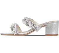 Biba Biba 2 Strap Block Heel Sandal Argent 4 (37) Female