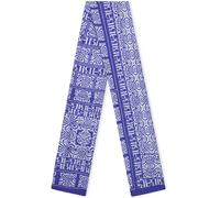 Biba Biba Blair Logo Scarf Bleu/Blanc Taille unique Female