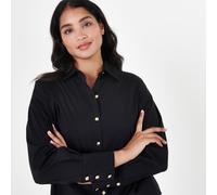 Biba Branded Shirt Ladies Noir 8 (XS) Female