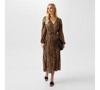 Biba Biba Button Through Dress Mini léopard 8 (XS) Female