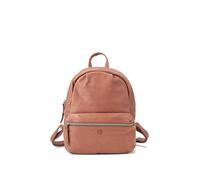 BIBA | Sac à Main pour Femme de Cuir Véritable, Sac à Dos Leather Jersey X JEX7L, Manche Bandoulière, Fermeture Zippée, Cuir de Vachette Véritable, Couleur Cuir