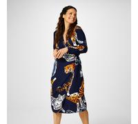 Biba Kimono Wrap Dress Imprimé de grand félin 12 (M) Female