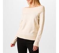 Biba Knitted Bardot Jumper Whitecap Gris 10 (S) Female