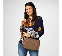 Biba Leather Filigree Bag Taupe Taille unique Female