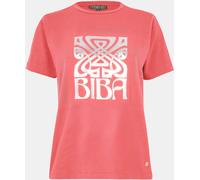 Biba Logo T-Shirt Rose corail 14 (L) Female