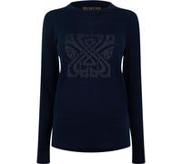 Biba Merino Logo Jumper Marine 10 (S) Female
