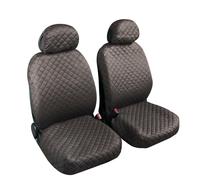 Biba Paire Housses de Siège Avant Coton Universel Anthracite