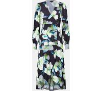 Biba Biba Printed Wrap Dress Floral sombre 16 (XL) Female