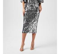 Biba Biba Sequin Midi Skirt Argent 8 (XS) Female