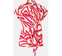 Biba Tie Cap Sleeve Shirt Impression tourbillonnante 14 (L) Female