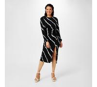Biba Tie Dye Twist Dress Mono 8 (XS) Female