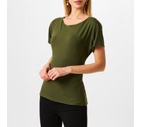 Biba Biba Tie Front Top Kaki 12 (M) Female