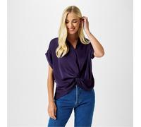 Biba Twist Hem Top Parfaitement prune 8 (XS) Female
