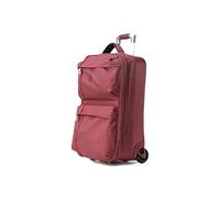 BIBA | Valise de Voyage Type Trolley, Valise Cabin Meri G MG20, Poignée Trolley, Fermeture Zippée, Polyester+ABS, Couleur Rouge