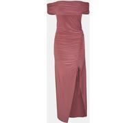 Biba Women's Bardot Maxi Slinky Dress Châtaigne 10 (S) Female